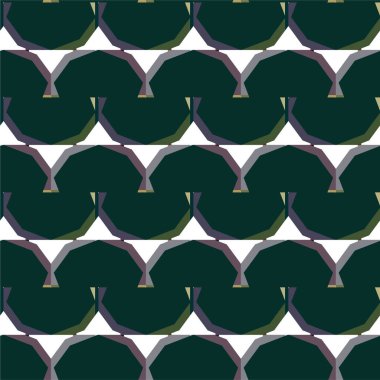 Geometrik şekilli kusursuz desen vektör çizimi