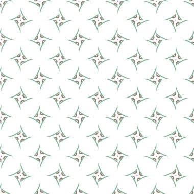 Geometrik şekilli kusursuz desen vektör çizimi