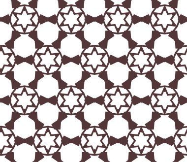 Geometrik dikişsiz desenlerin vektör çizimi, soyut duvar kağıdı arkaplanı