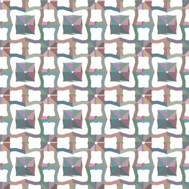 Geometrik dikişsiz desenlerin vektör çizimi, soyut duvar kağıdı arkaplanı