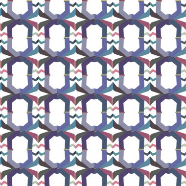 Geometrik dikişsiz desenlerin vektör çizimi, soyut duvar kağıdı arkaplanı 