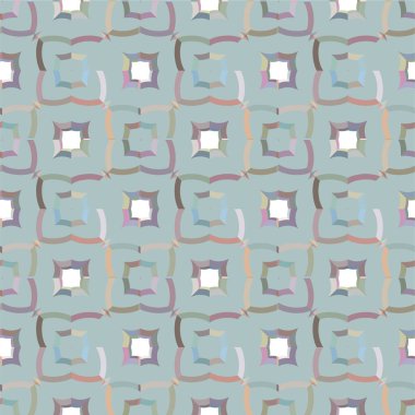 süslemeli soyut vektör geometrik dikişsiz desen, duvar kağıdı arkaplan 