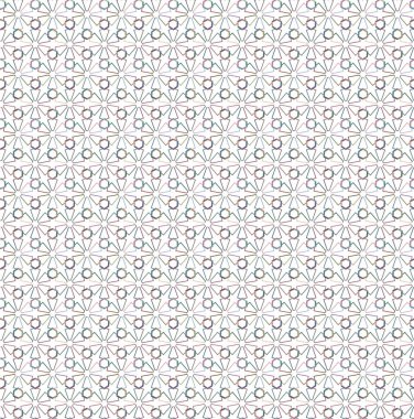 Geometrik dikişsiz desenlerin vektör çizimi, soyut duvar kağıdı arkaplanı 