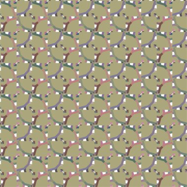 Geometrik dikişsiz desenlerin vektör çizimi, soyut duvar kağıdı arkaplanı 