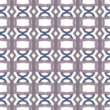 Geometrik şekilli kusursuz desen vektör çizimi