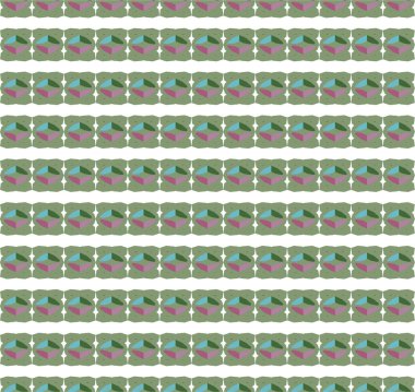 Geometrik şekilli kusursuz desen vektör çizimi