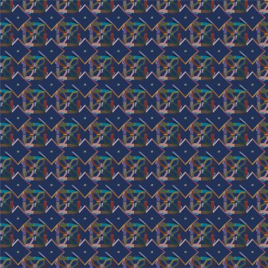 soyut geometrik dikişsiz arkaplan, vektör illüstrasyonu 