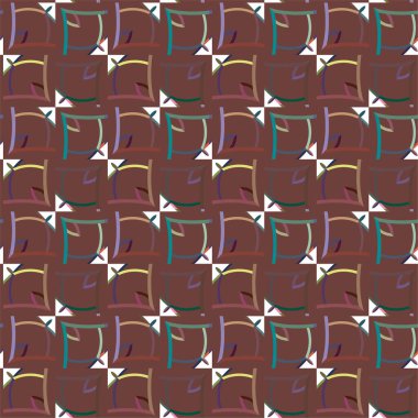 Geometrik dikişsiz desenlerin vektör çizimi, soyut duvar kağıdı arkaplanı 