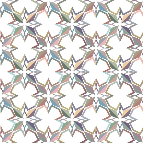 Abstraktní Geometrický Bezešvý Vzor Dekorativní Tapety — Stockový vektor