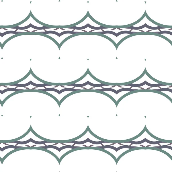 Geometrik Dikişsiz Desenlerin Vektör Çizimi Soyut Duvar Kağıdı Arkaplanı — Stok Vektör