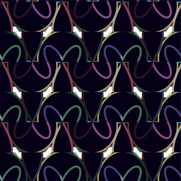 Абстрактна Текстура Тла Геометричному Декоративному Стилі Векторний Безшовний Дизайн — стоковий вектор