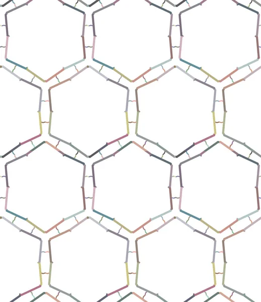 Vektor Illustration Von Geometrischen Nahtlosen Muster Abstrakte Tapete Hintergrund — Stockvektor