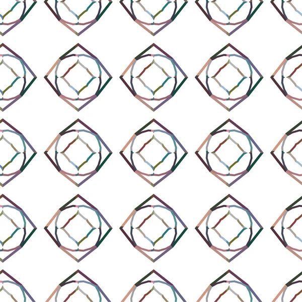 Geometrik Dikişsiz Desenlerin Vektör Çizimi Soyut Duvar Kağıdı Arkaplanı — Stok Vektör