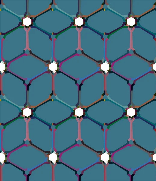 Абстрактный Геометрический Бесшовный Фон Векторная Иллюстрация — стоковый вектор