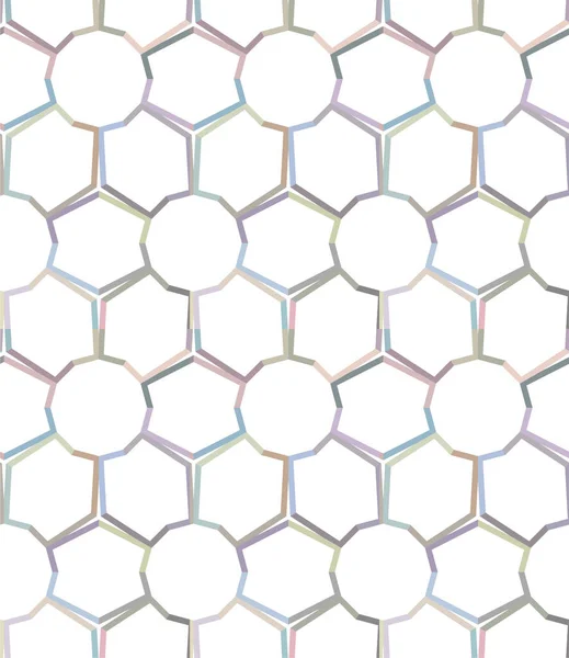 抽象ベクトル幾何学的なシームレスパターン壁紙の背景 — ストックベクタ