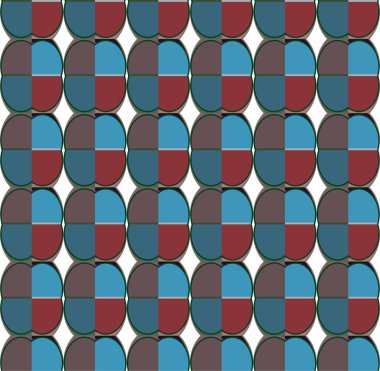 soyut geometrik dikişsiz arkaplan, vektör illüstrasyonu 