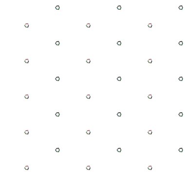 Kusursuz desenli dekoratif dekoratif şablon 