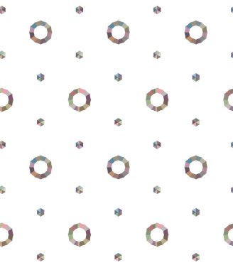 Kusursuz desenli arkaplan, soyut geometrik vektör şablonu