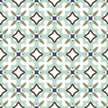 soyut geometrik dikişsiz desen, vektör illüstrasyonu