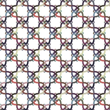 Kusursuz desenli dekoratif dekoratif şablon