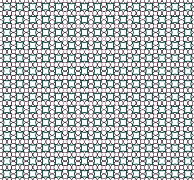 Geometrik şekilli kusursuz desen vektör çizimi