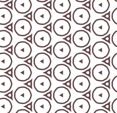 Geometrik şekilli kusursuz desen vektör çizimi
