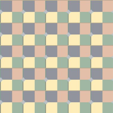 Kusursuz desenli dekoratif dekoratif şablon 