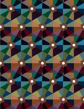 Geometrik süsleme tarzında soyut arkaplan dokusu, vektörsüz tasarım