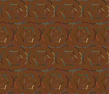 soyut geometrik dikişsiz konuşma, vektör illüstrasyonu