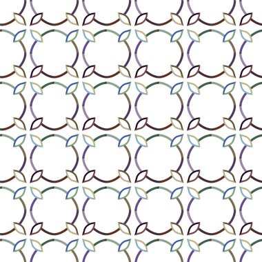 Geometrik dikişsiz desenlerin vektör çizimi, soyut duvar kağıdı arkaplanı 