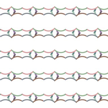 soyut geometrik dikişsiz arkaplan, vektör illüstrasyonu 