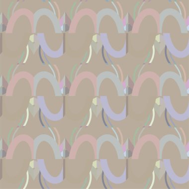 soyut geometrik dikişsiz arkaplan, vektör illüstrasyonu 