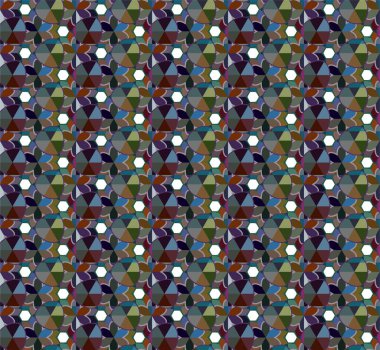 soyut geometrik dikişsiz konuşma, vektör illüstrasyonu