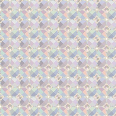 Geometrik şekilli kusursuz desen vektör çizimi