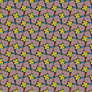 vektör geometrik dikişsiz desen, soyut duvar kağıdı arkaplan 