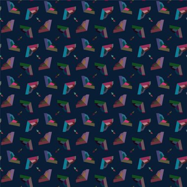 Soyut geometrik süslemesiz desen. tasarım arkaplanı, vektör illüstrasyonu