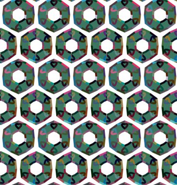 Geometrik dikişsiz desenlerin vektör çizimi, soyut duvar kağıdı arkaplanı 