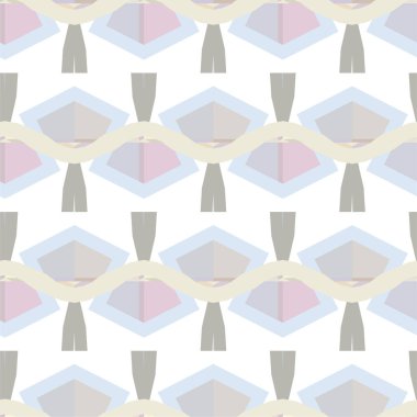 soyut geometrik dikişsiz arkaplan, vektör illüstrasyonu 