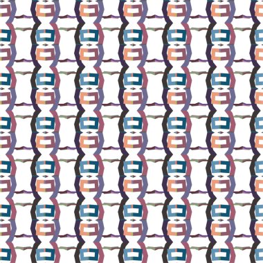 soyut geometrik dikişsiz desen, vektör illüstrasyonu