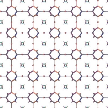 Geometrik dikişsiz desenlerin vektör çizimi, soyut duvar kağıdı arkaplanı