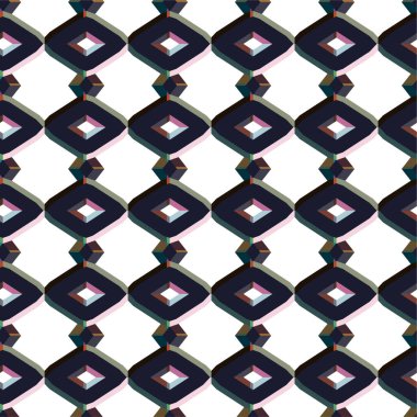 mükemmel desenli dekoratif vektör geometrik duvar kağıdı arkaplanı