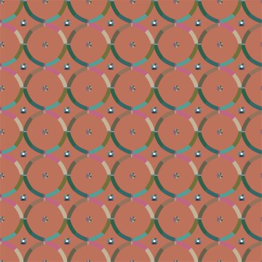 Kusursuz desenli dekoratif dekoratif şablon