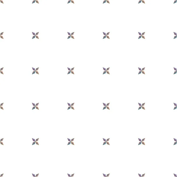 幾何学的な図形ベクトル図とシームレスなパターン — ストックベクタ