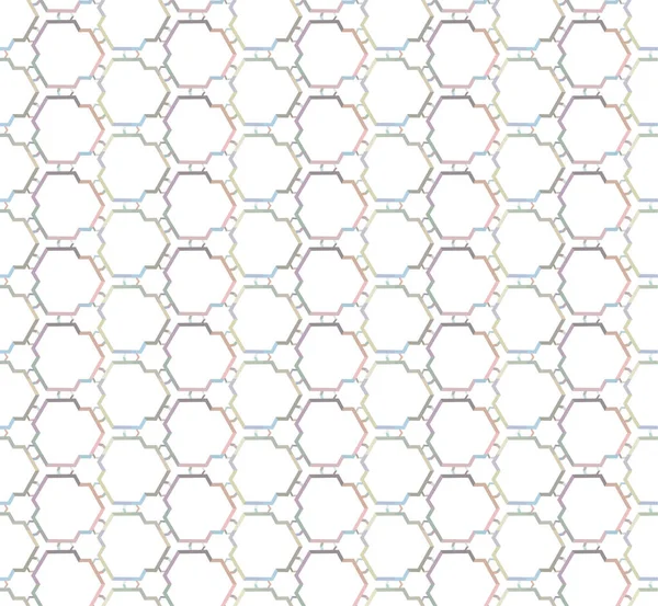 Abstract Geometrisch Naadloos Patroon Decoratief Behang — Stockvector