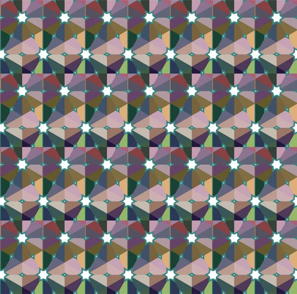 背景にシームレスなパターン抽象的な幾何学的ベクトルテンプレート — ストックベクタ