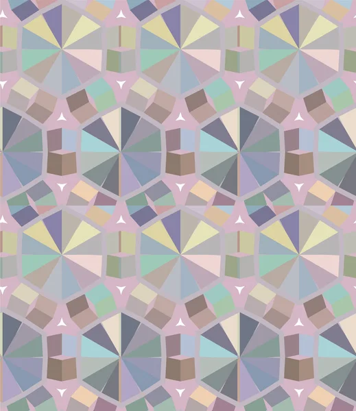 Vector Illustratie Van Geometrische Naadloze Patroon Abstract Behang Achtergrond — Stockvector