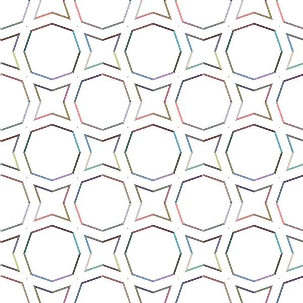 Geometrik Dikişsiz Desenlerin Vektör Çizimi Soyut Duvar Kağıdı Arkaplanı — Stok Vektör