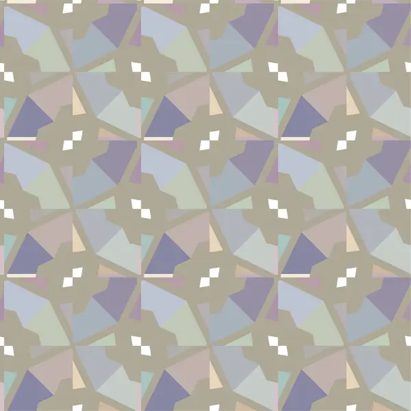 Абстрактний Геометричний Безшовний Візерунок Декоративні Шпалери — стоковий вектор