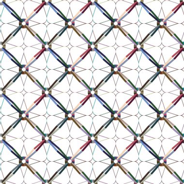 Geometrik dikişsiz desenlerin vektör çizimi, soyut duvar kağıdı arkaplanı