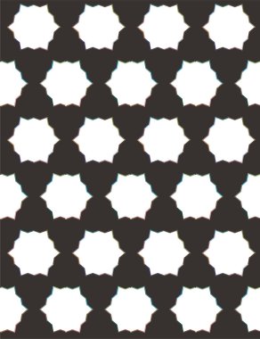 Kusursuz desenli dekoratif dekoratif şablon